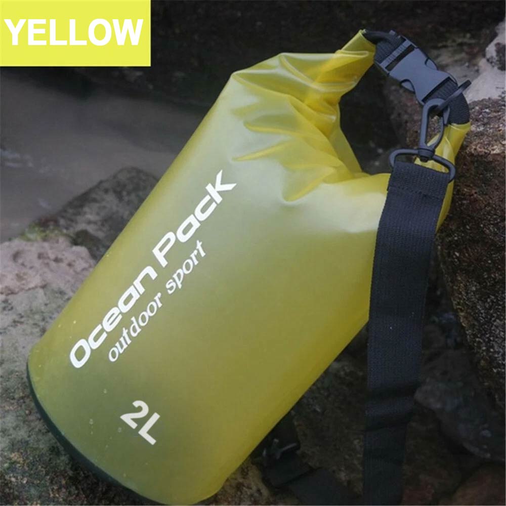 Ocean Pack Outdoor Sport Waterproof Bag 2L - Yellow
