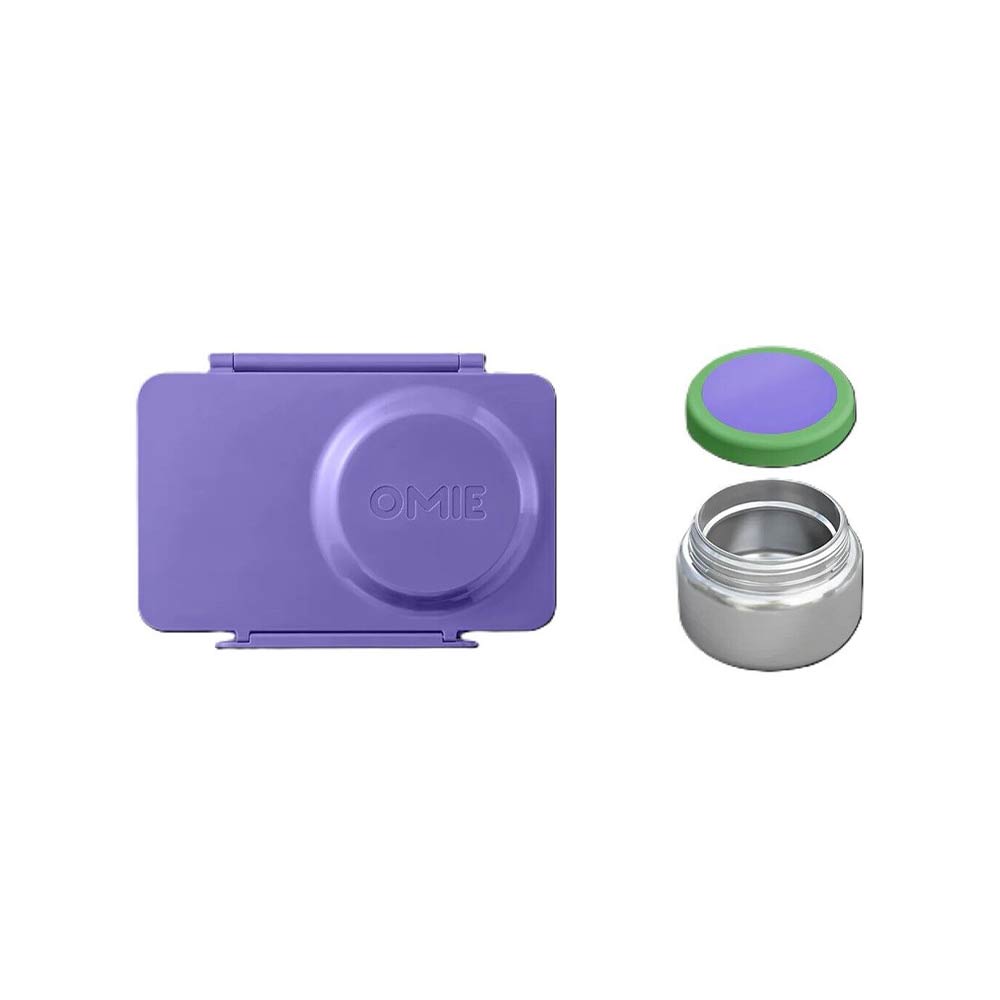 Omie OmieBox UP Hot & Cold Lunch Box- Purple
