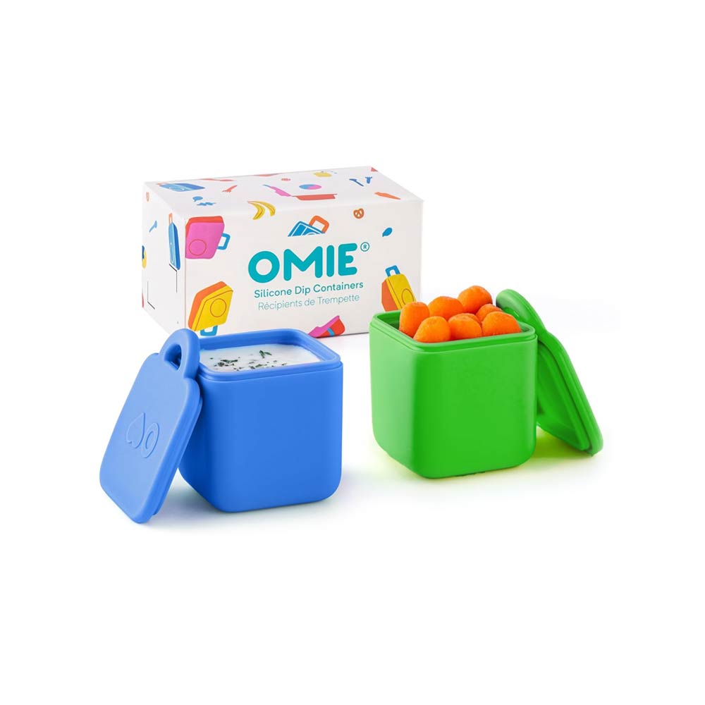 Omie Silicone Dip Containers - 2 Pcs Sea Blue / Green