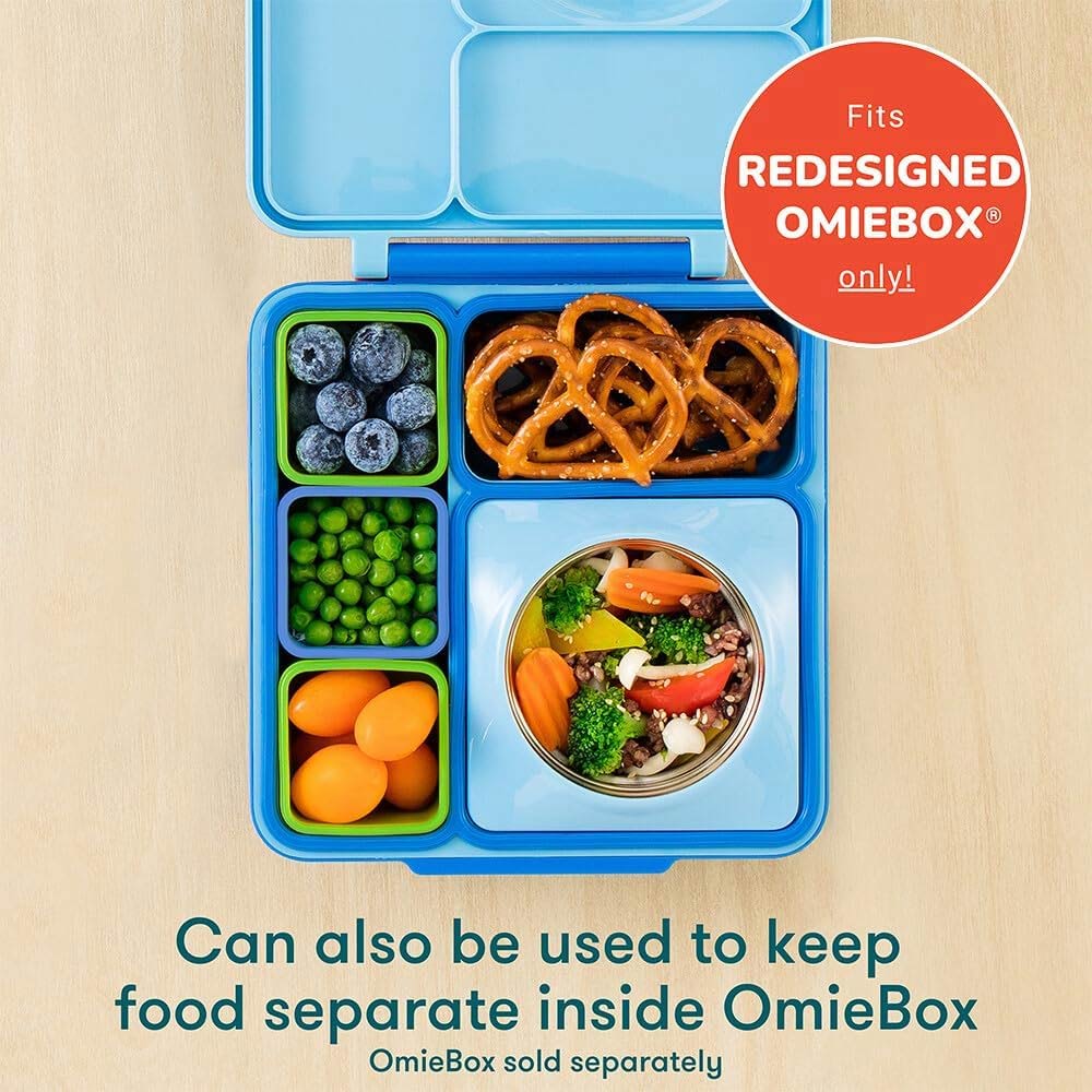 Omie Silicone Dip Containers - 2 Pcs Sea Blue / Green