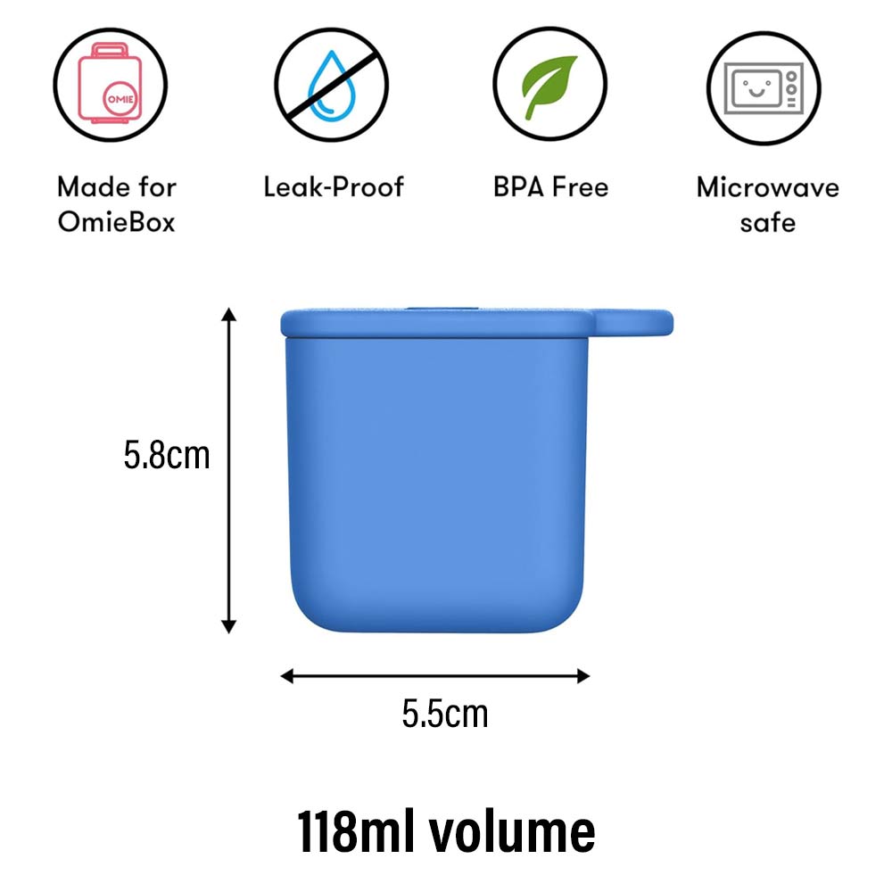 Omie Silicone Dip Containers - 2 Pcs Sea Blue / Green