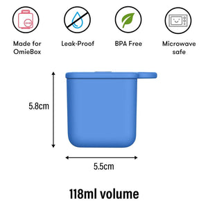 Omie Silicone Dip Containers - 2 Pcs Sea Blue / Green