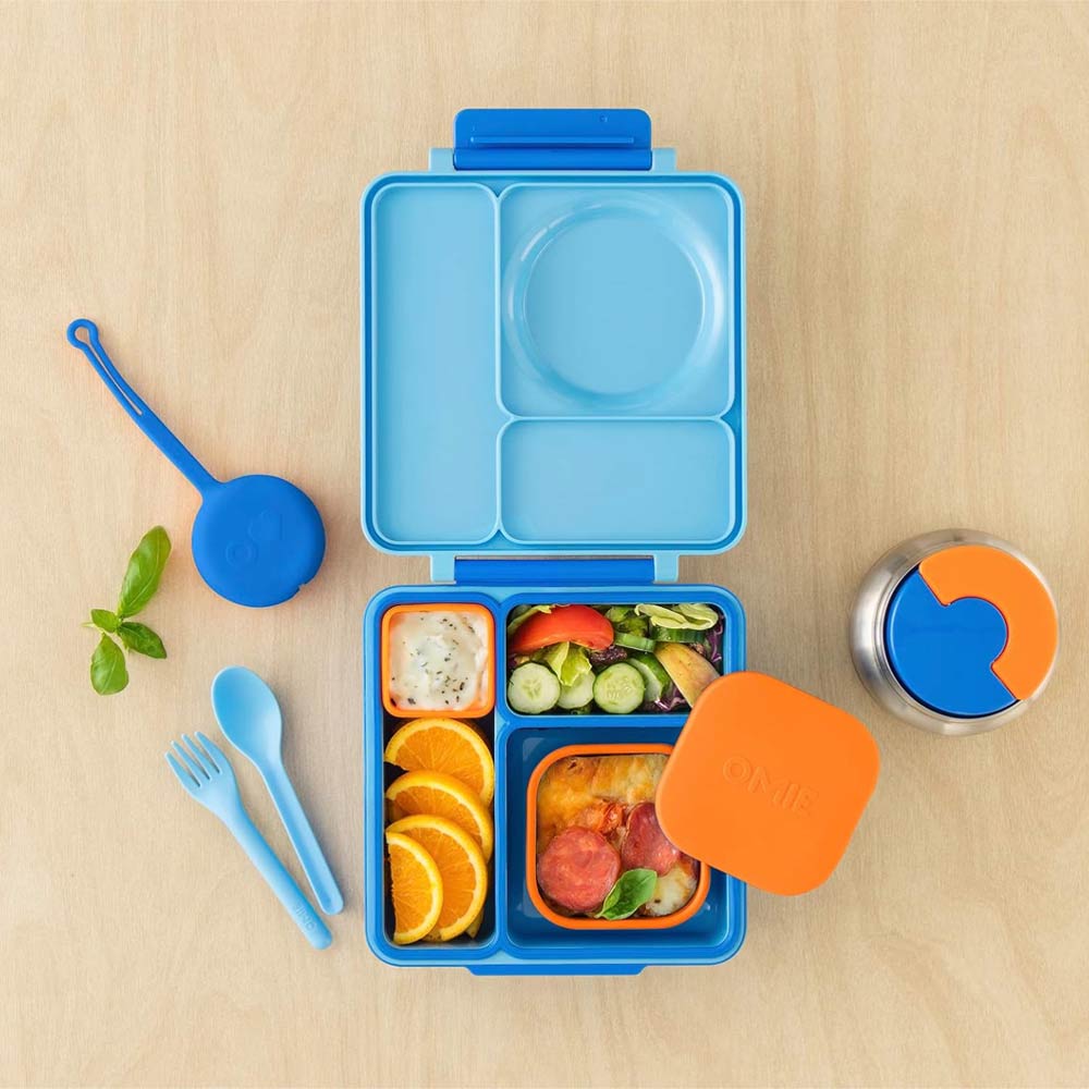 Omie Silicone Snack Box 280ml - Orange
