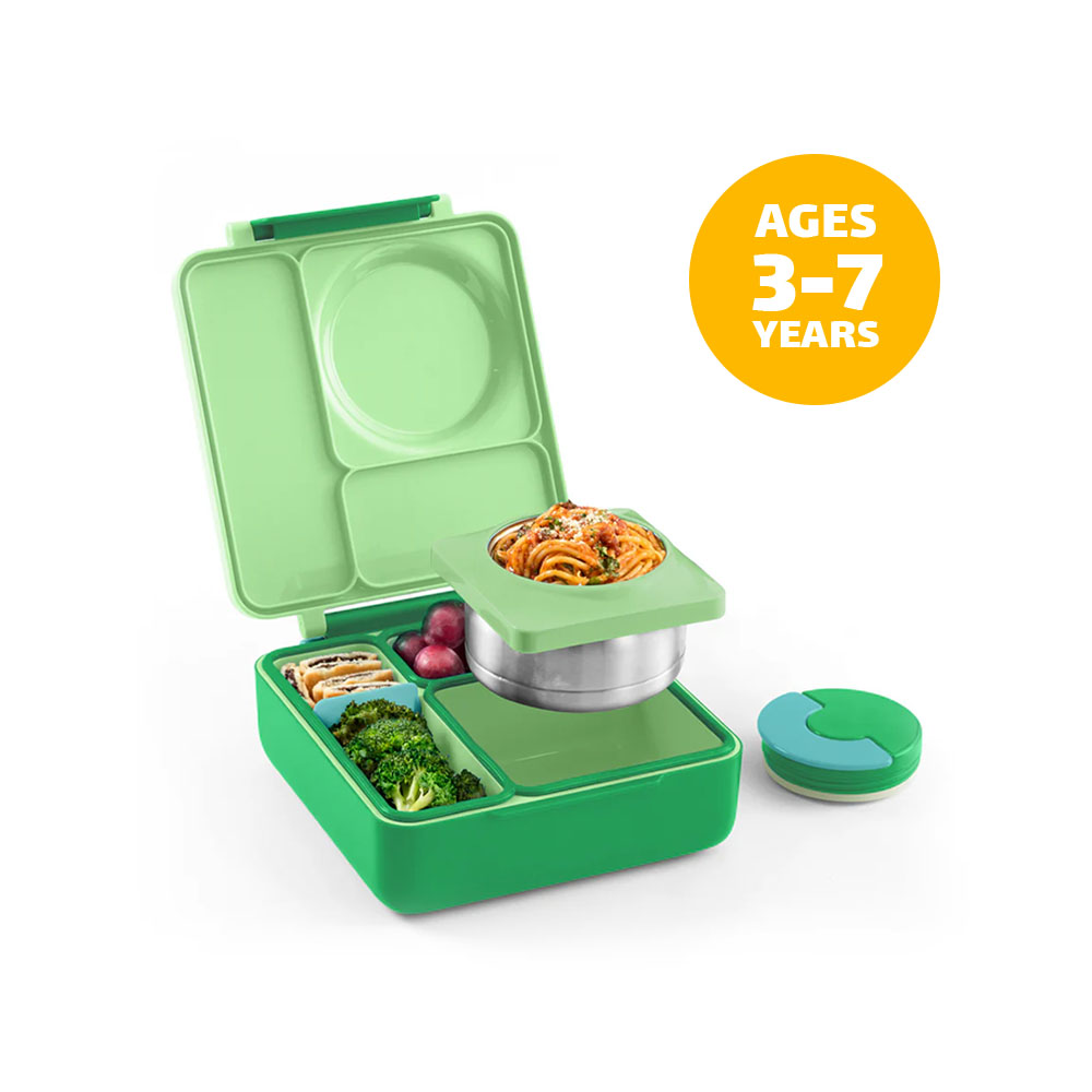 OmieBox Insulated Hot & Cold Bento Box - Apple Green