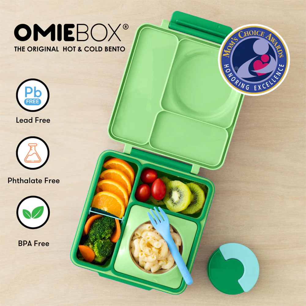 OmieBox Insulated Hot & Cold Bento Box - Apple Green
