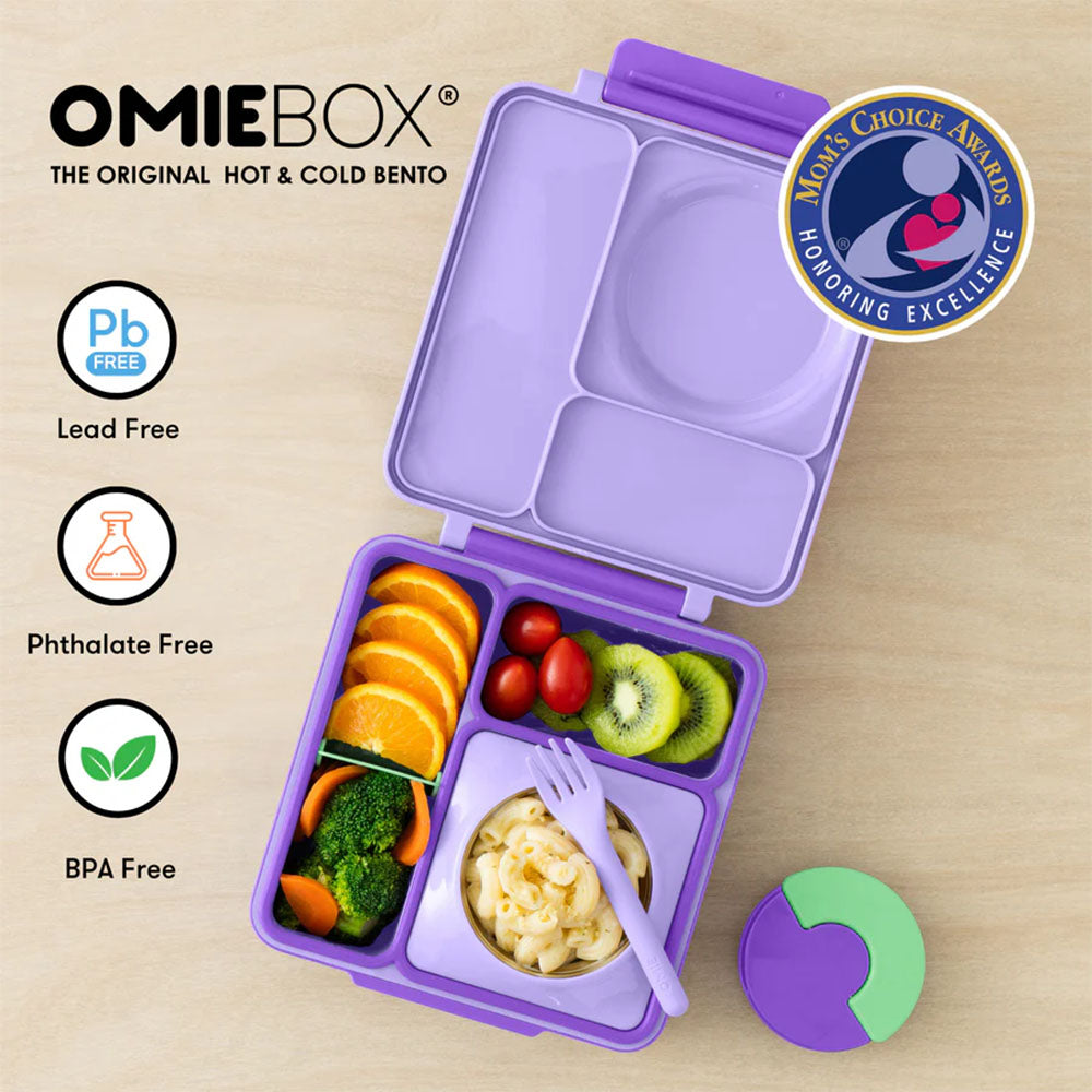 OmieBox Insulated Hot & Cold Bento Box - Lilac Purple