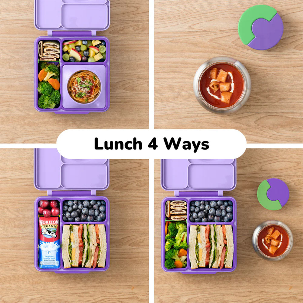 OmieBox Insulated Hot & Cold Bento Box - Lilac Purple