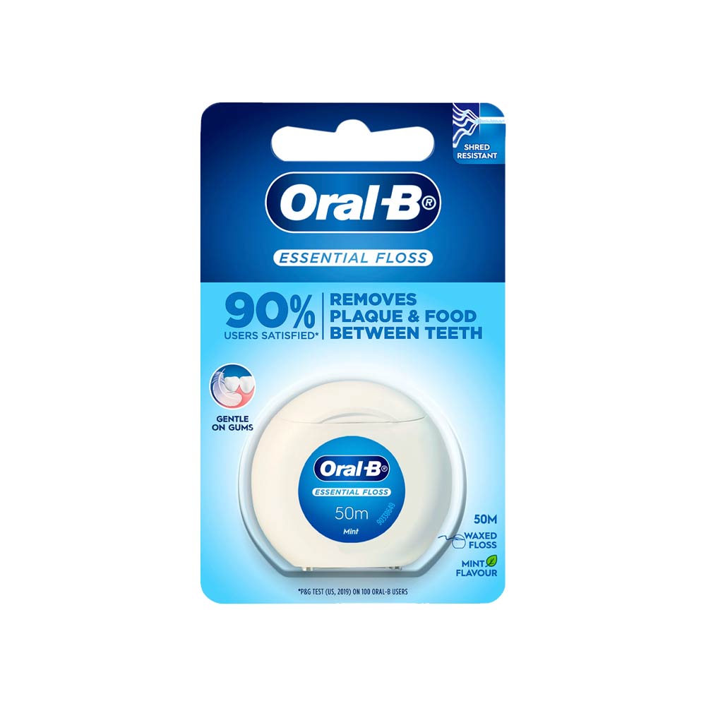 Oral-B Essential Floss Waxed Mint - 50m