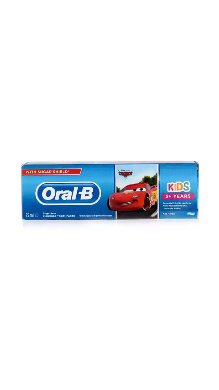 OralBKidsToothpasteredcar