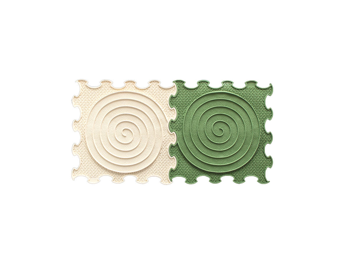 OrtotoMindfulnessFingerSensoryLabyrinthGreen&MilkyWhite2Pcs