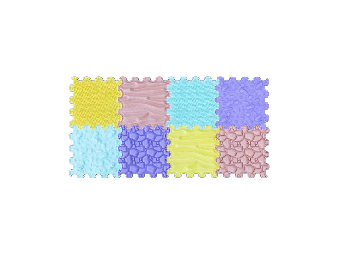 OrtotoSensory&CalmMassagePuzzleMatsPastelSet
