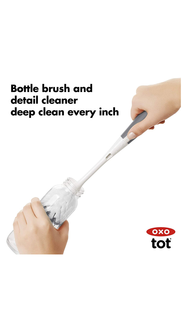 OxoDryingRackwithBottleBrushGray4