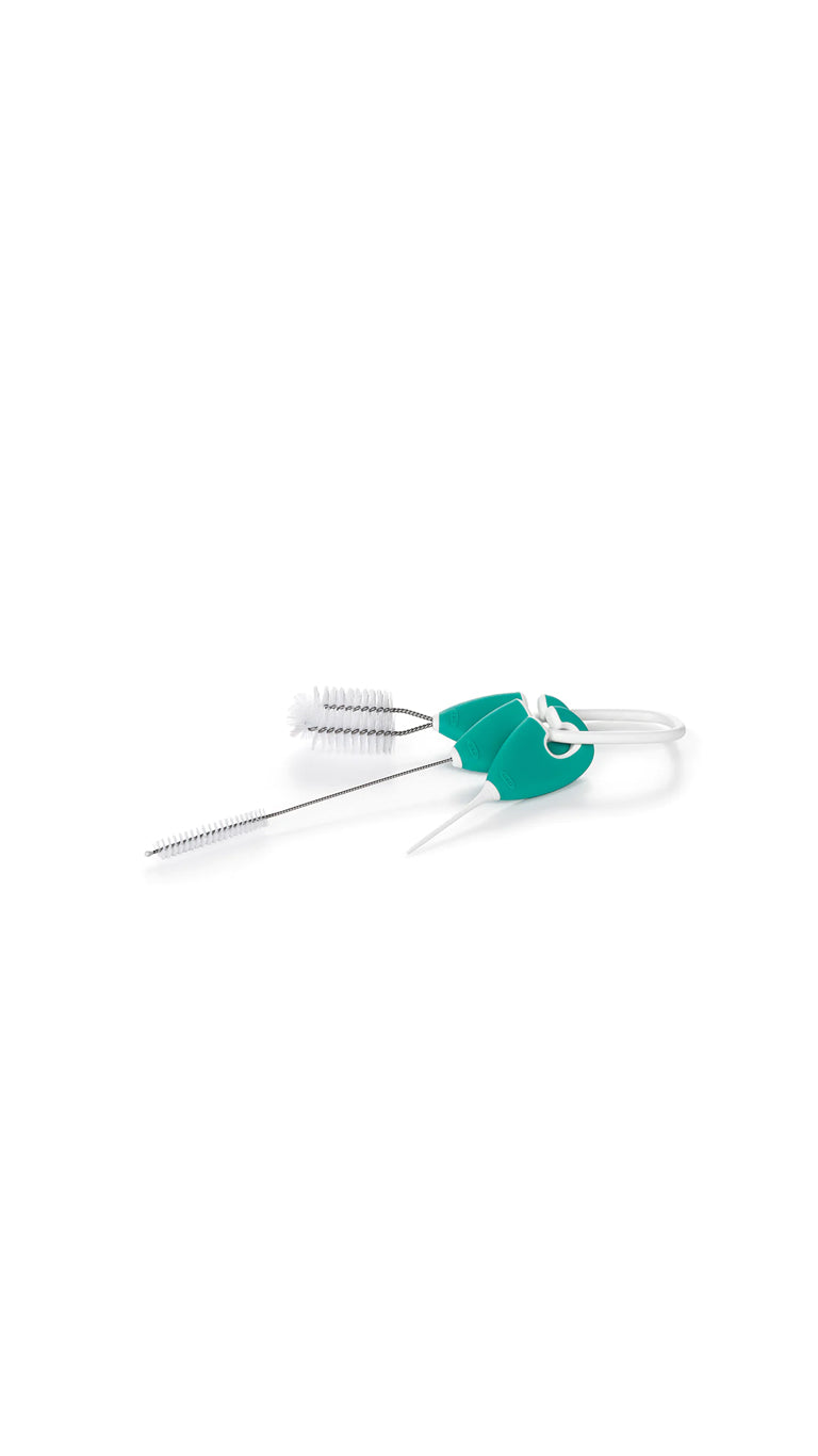 OxoTotOntheGoStraw&SippyCupTopCleaningSetTeal