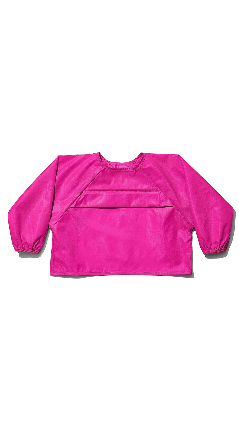 OxoTotSleevedRollUpBibTealPink