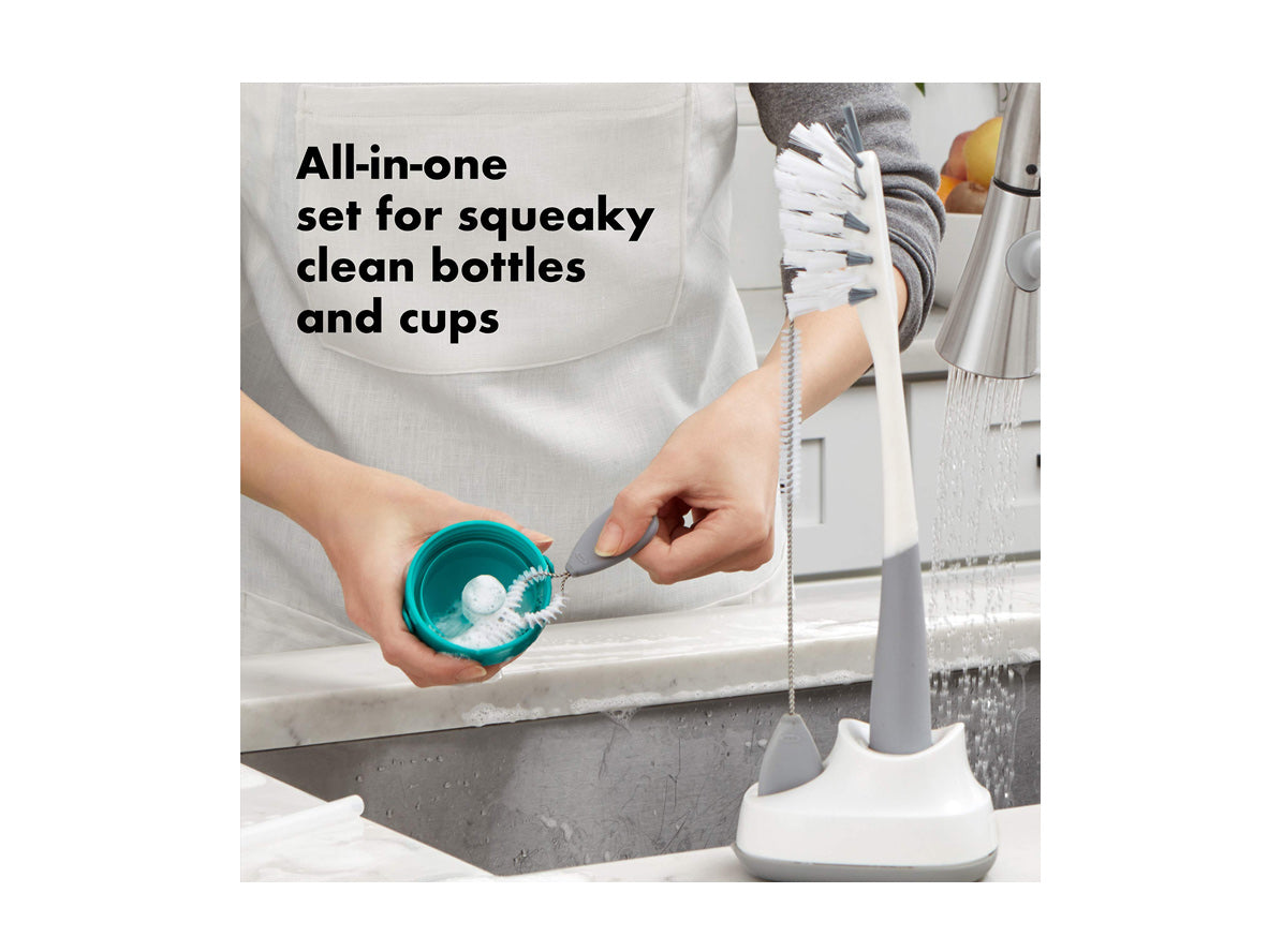 OxoTotWaterBottle&StrawCupCleaningSetGray2