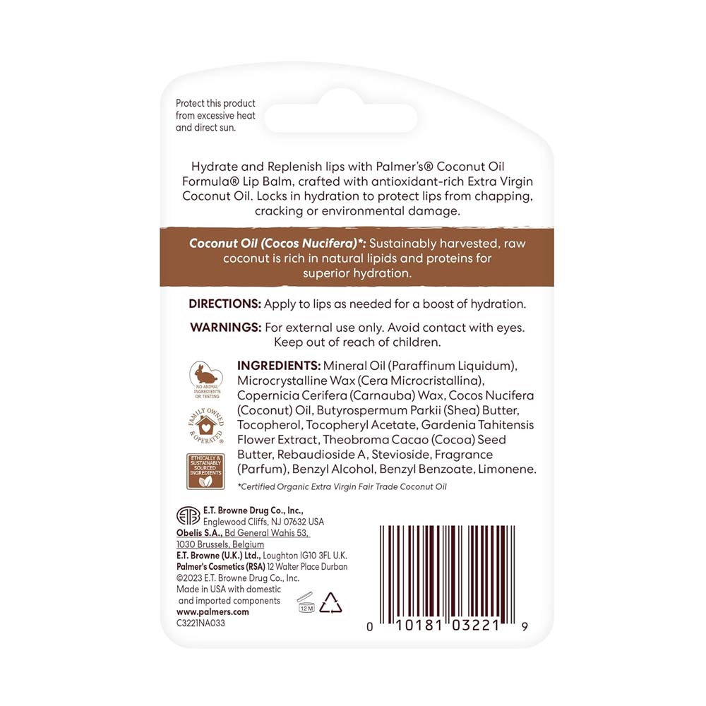 Palmers Coconut Oil Hydrate Lip Balm with Vitamin E 4g