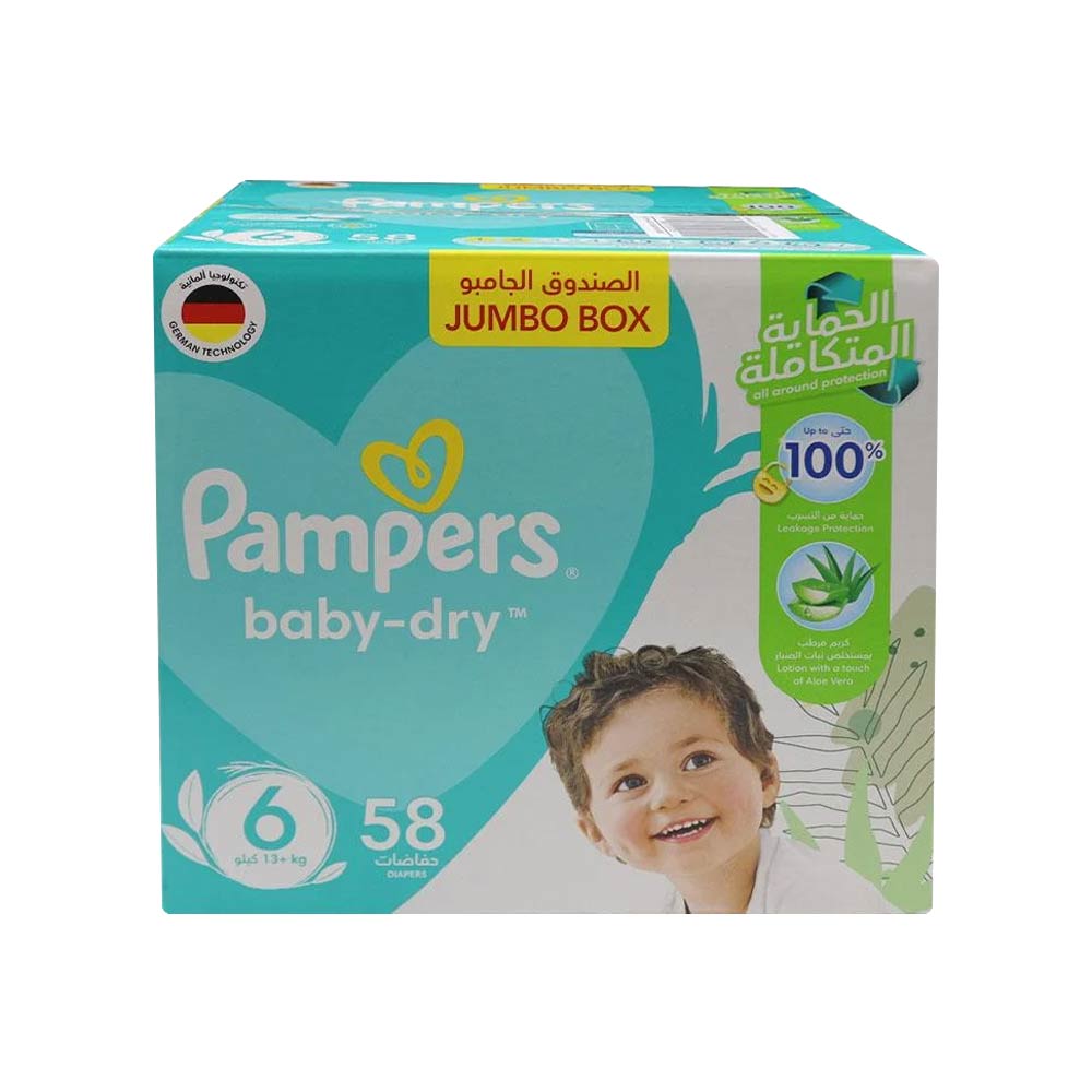 Pampers Baby-Dry Size 5 (11-16kg) - 80 Diapers Jumbo Box