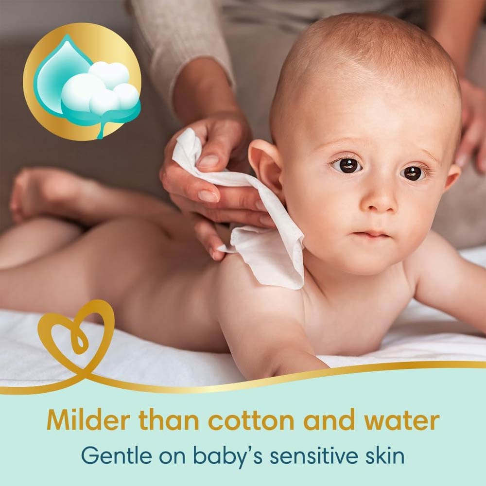 Pampers Sensitive Baby Wipes - (4x56) 224 Wipes Pack