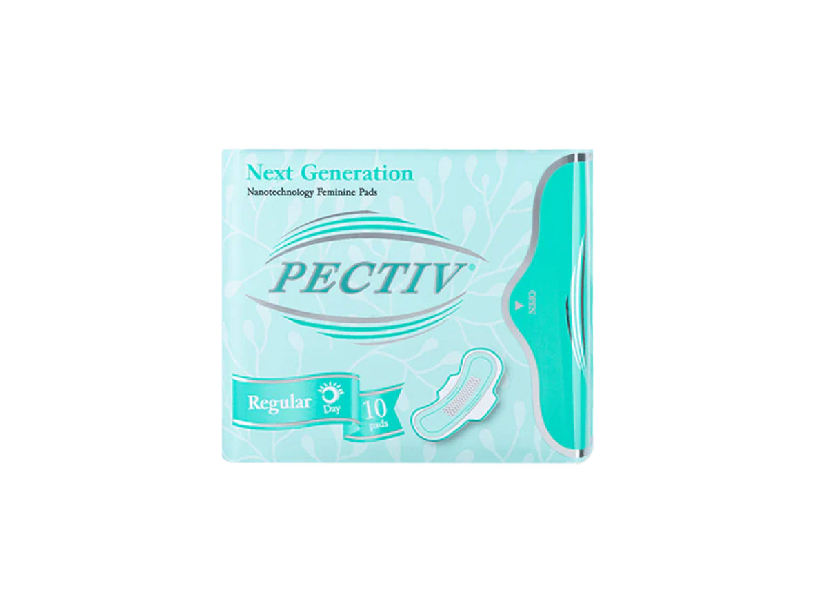 Pectiv Regular Day Unscented - 10 Pads