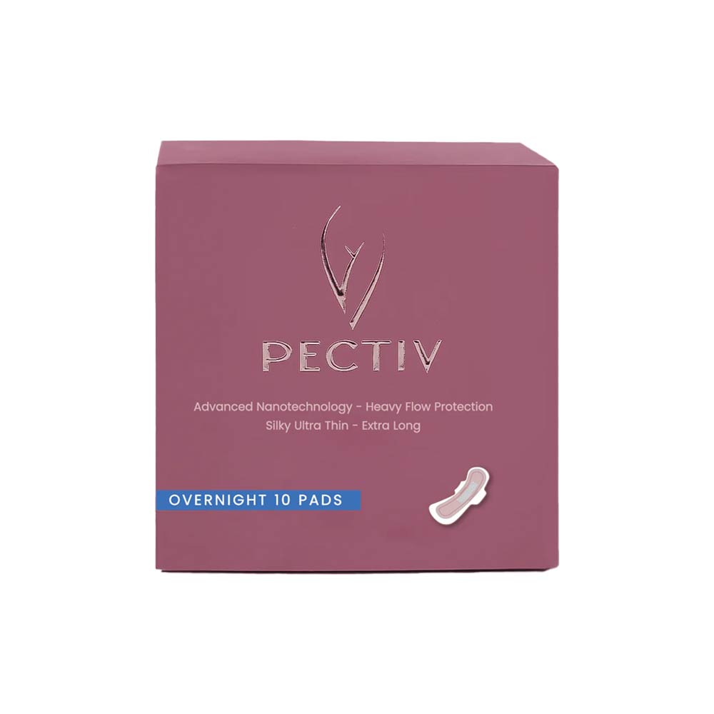 Pectiv Overnight Ultra-thin Extra Long Scented - 10 Pads