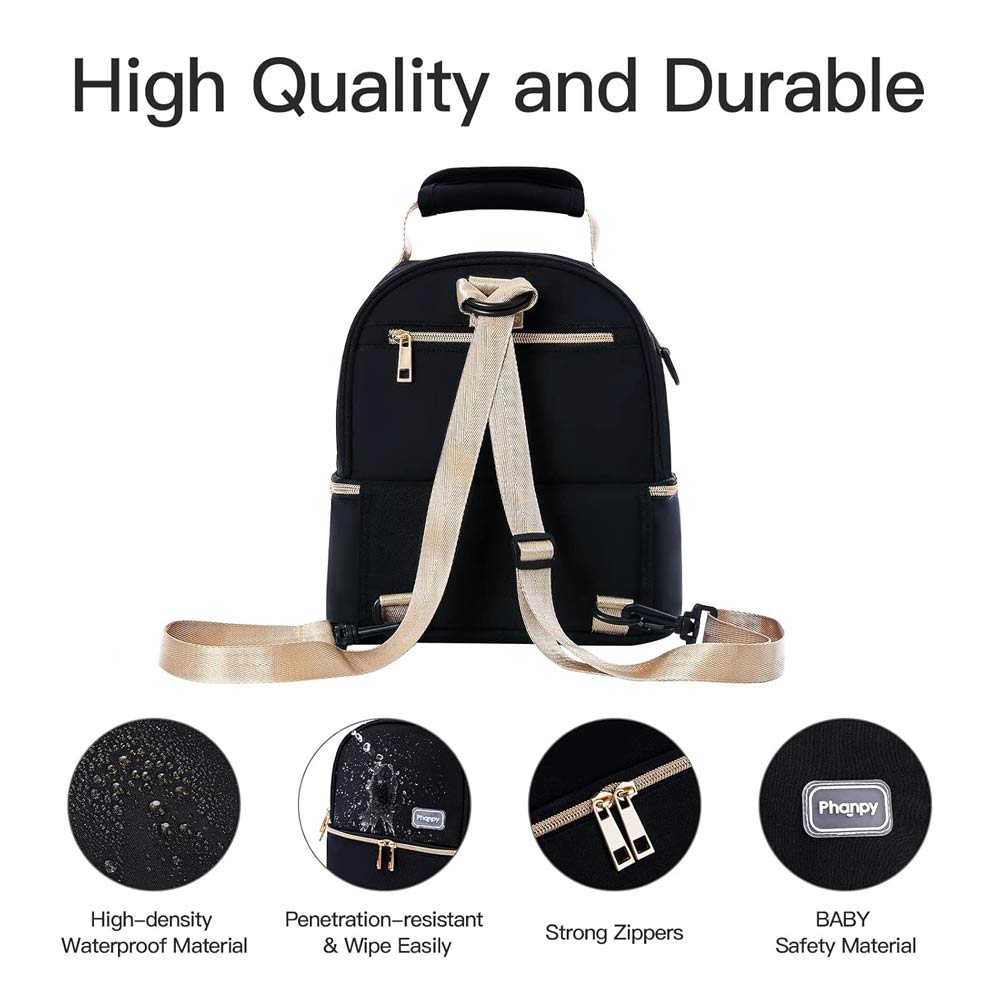 Phanpy Breastmilk Storage Backpack - Black