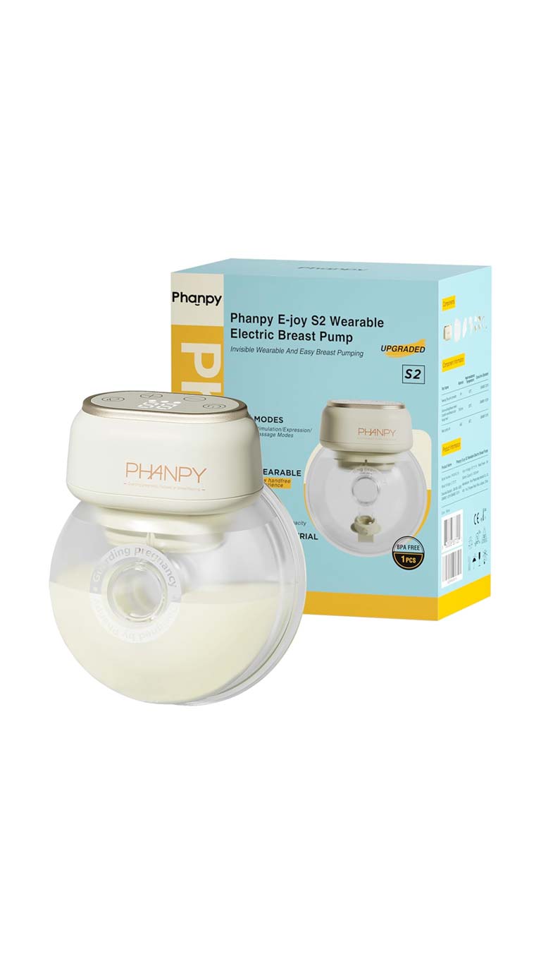 PhanpyEJOYPortableWearableElectricBreastPumpS2