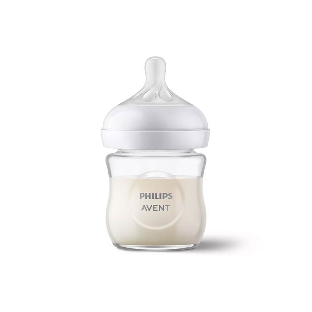 Philips Avent Natural Response Glass Bottle (0m+) - 120ml