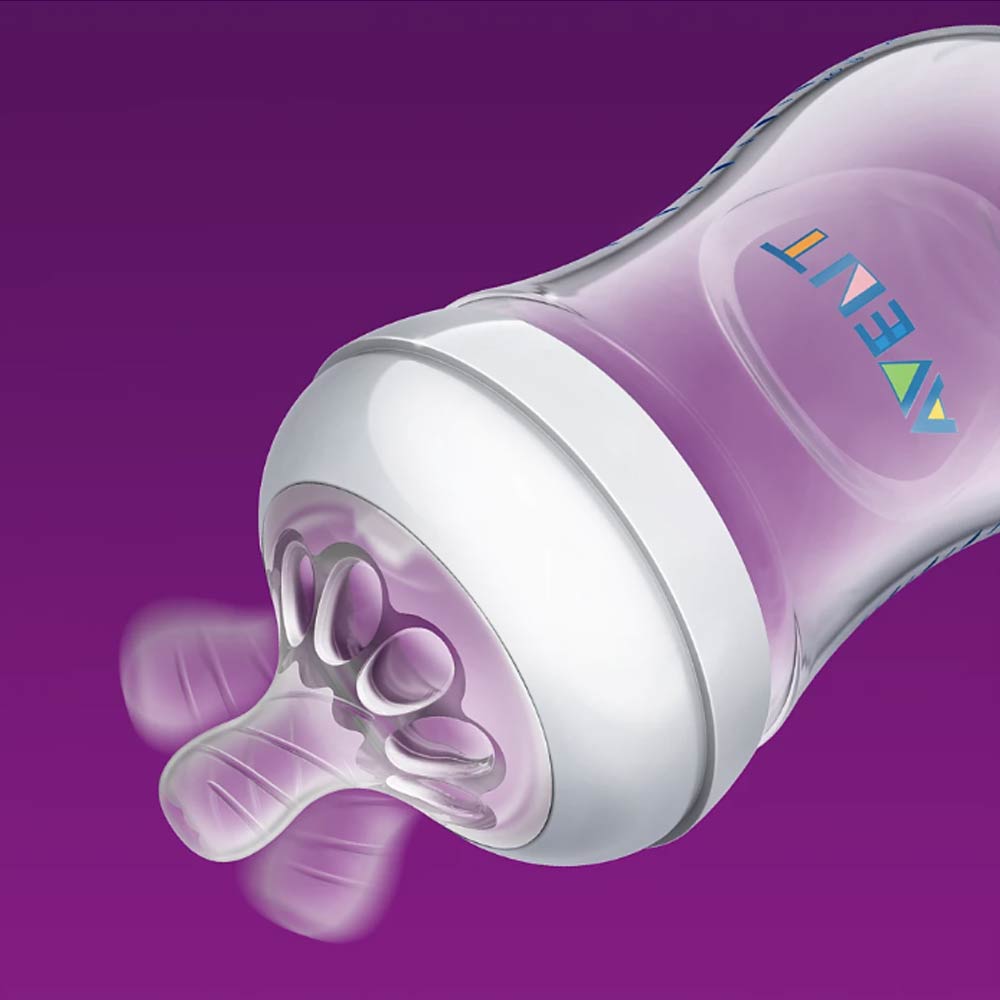 Philips Avent Natural Response Plastic Bottle (0m+) - 125ml