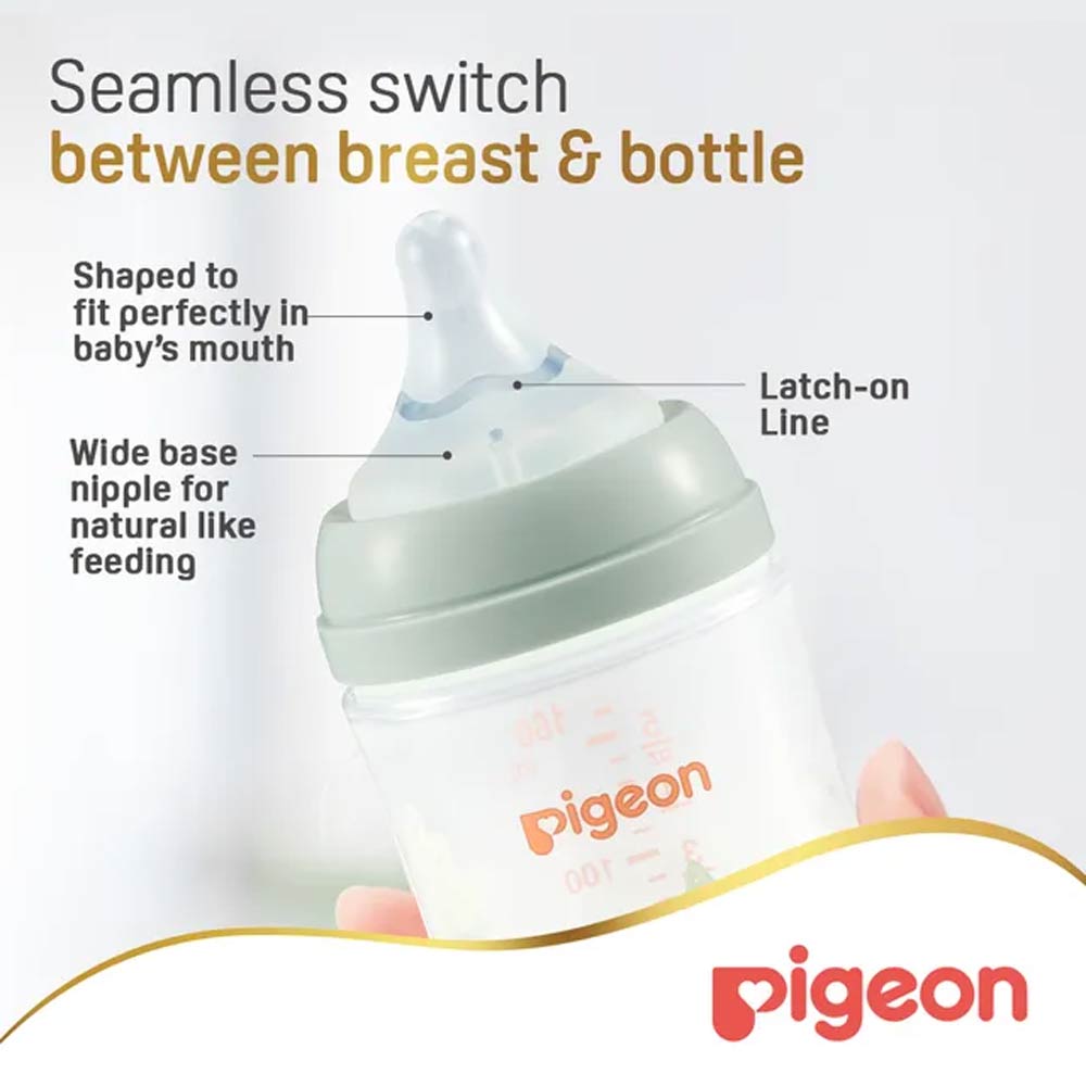 Pigeon SofTouch Anti-Colic Plastic Nursing Bottle 160ml (0m+) - Rabbit