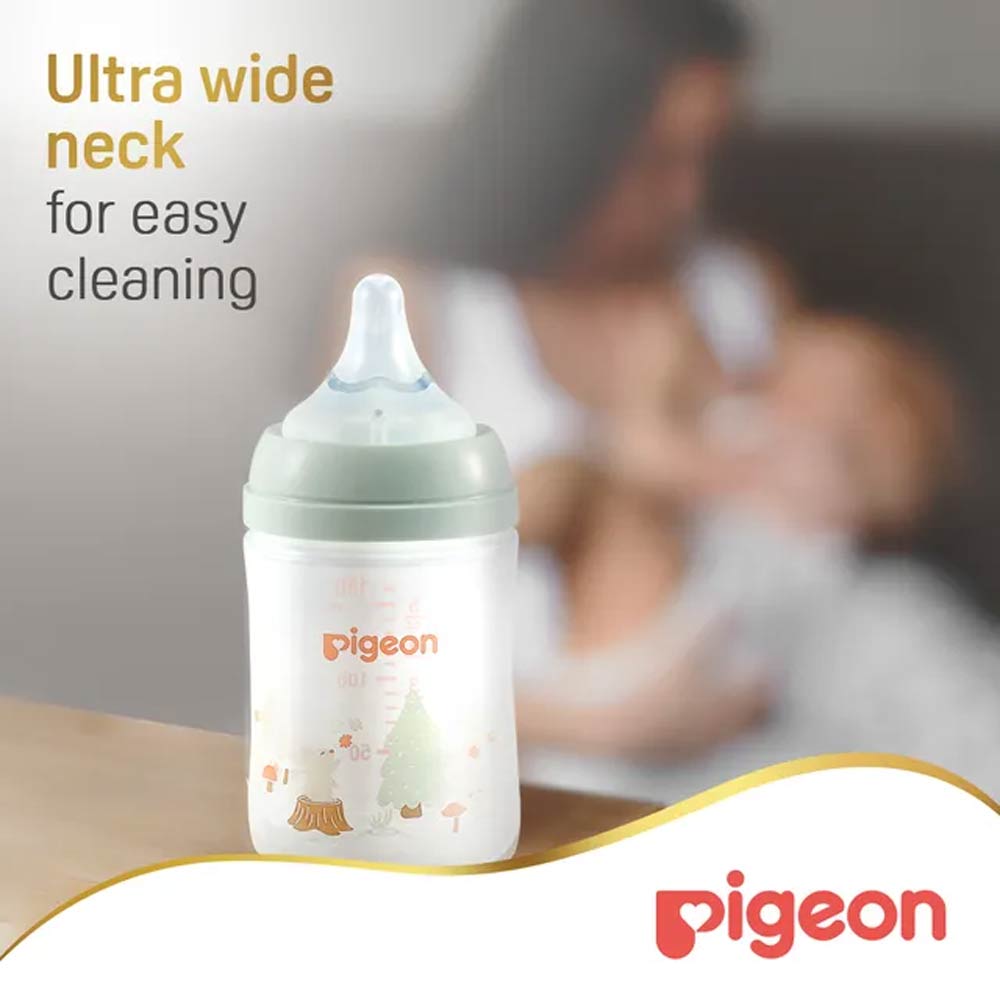 Pigeon SofTouch Anti-Colic Plastic Nursing Bottle 160ml (0m+) - Rabbit
