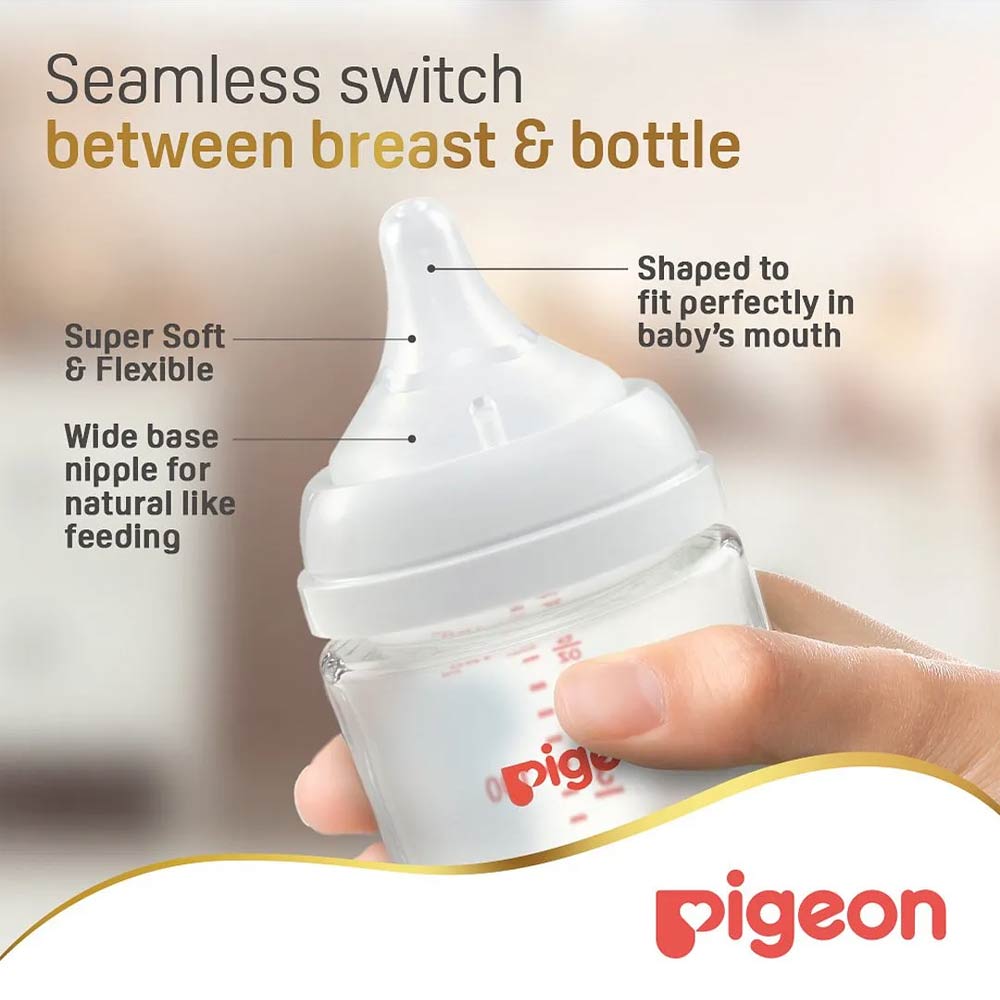 Pigeon SofTouch Anti-Colic Plastic Nursing Bottle 160ml (0m+)