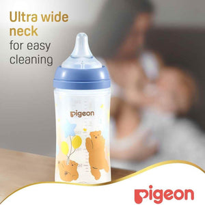 Pigeon SofTouch Anti-Colic Plastic Nursing Bottle 240ml (3m+) - Bear
