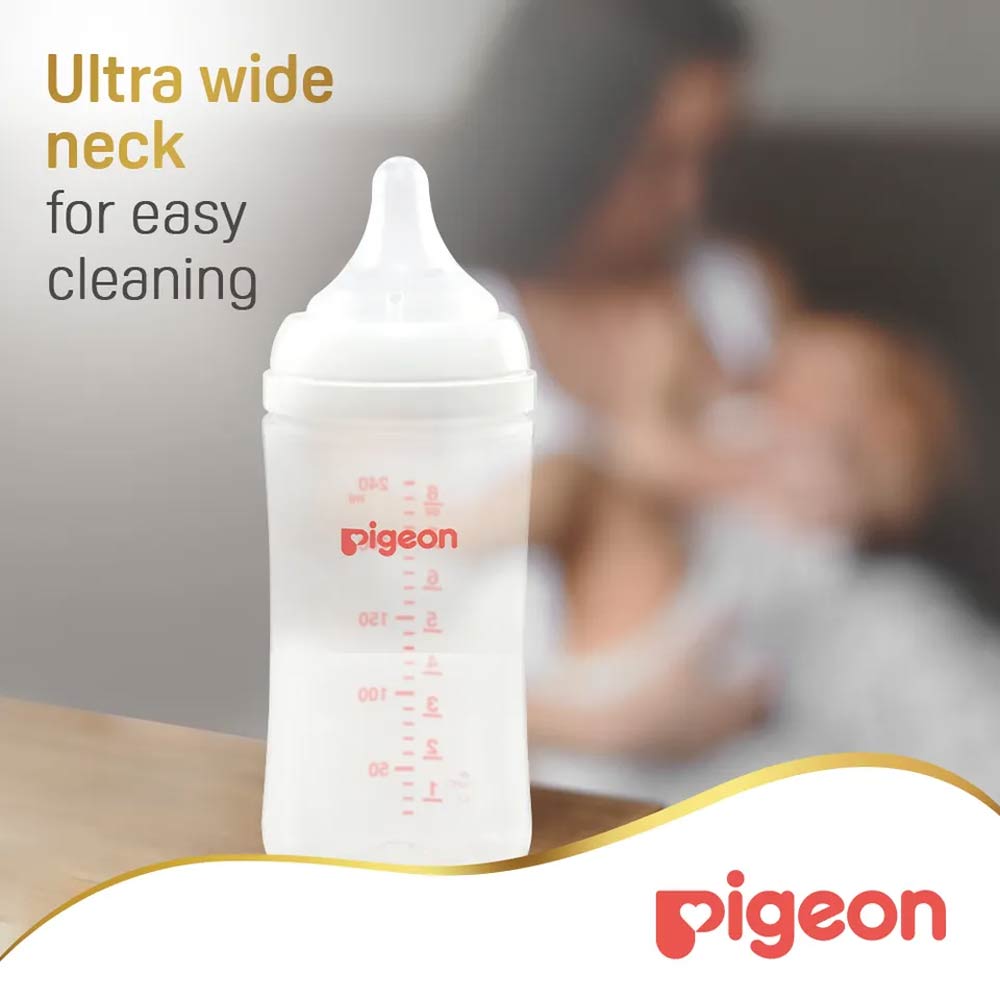 Pigeon SofTouch Anti-Colic Plastic Nursing Bottle 240ml (3m+)