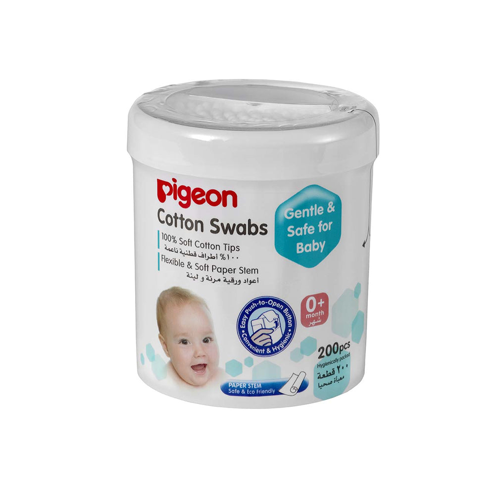 PigeonCottonSwabsThinStem200Pcs