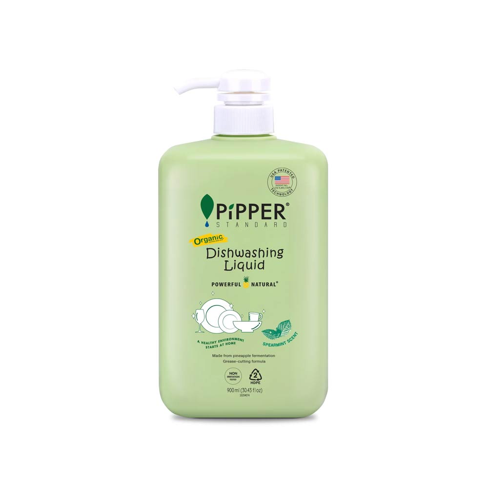 Pipper Natural Dishwashing Liquid Spearmint Scent 900ml