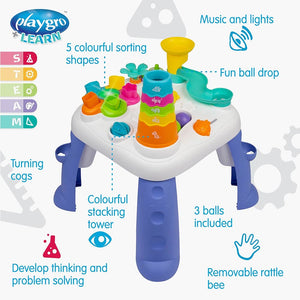 Playgro Sensory Explorer Music & Lights Activity Table