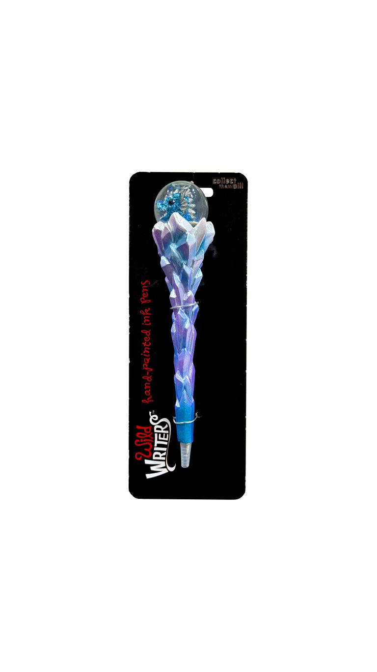 Wild Writers Polystone Rollerball Pen - Dragon Water Globe