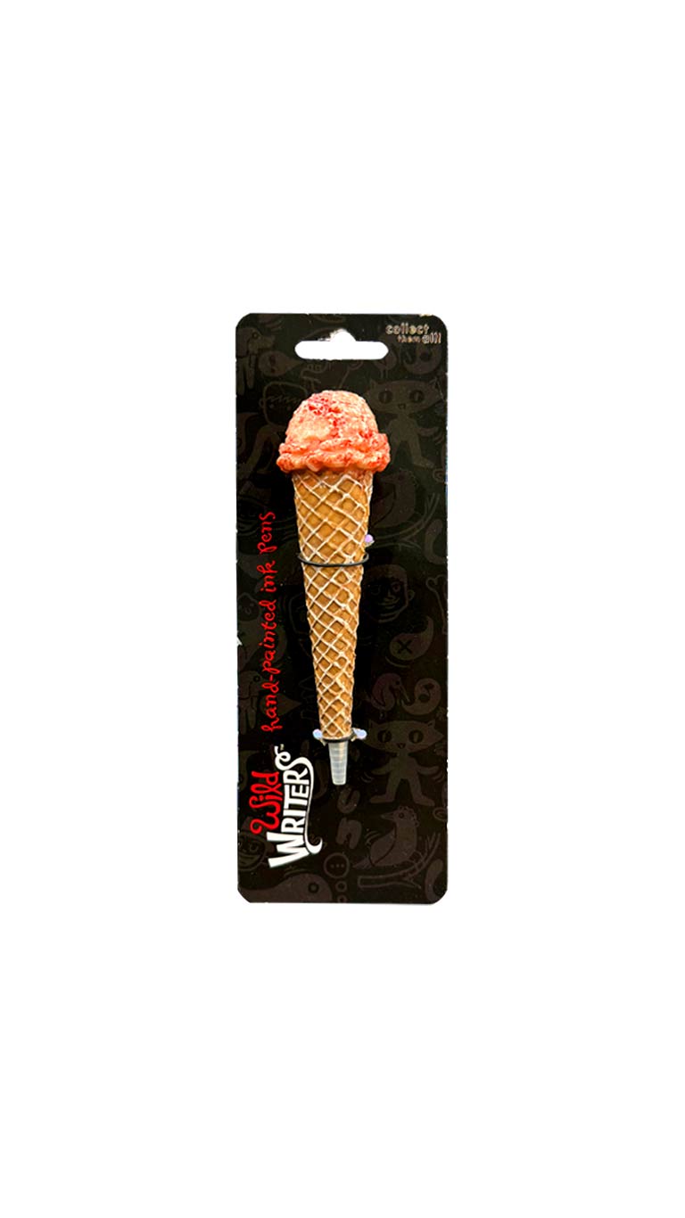 Wild Writers Polystone Rollerball Pen - Ice Cream