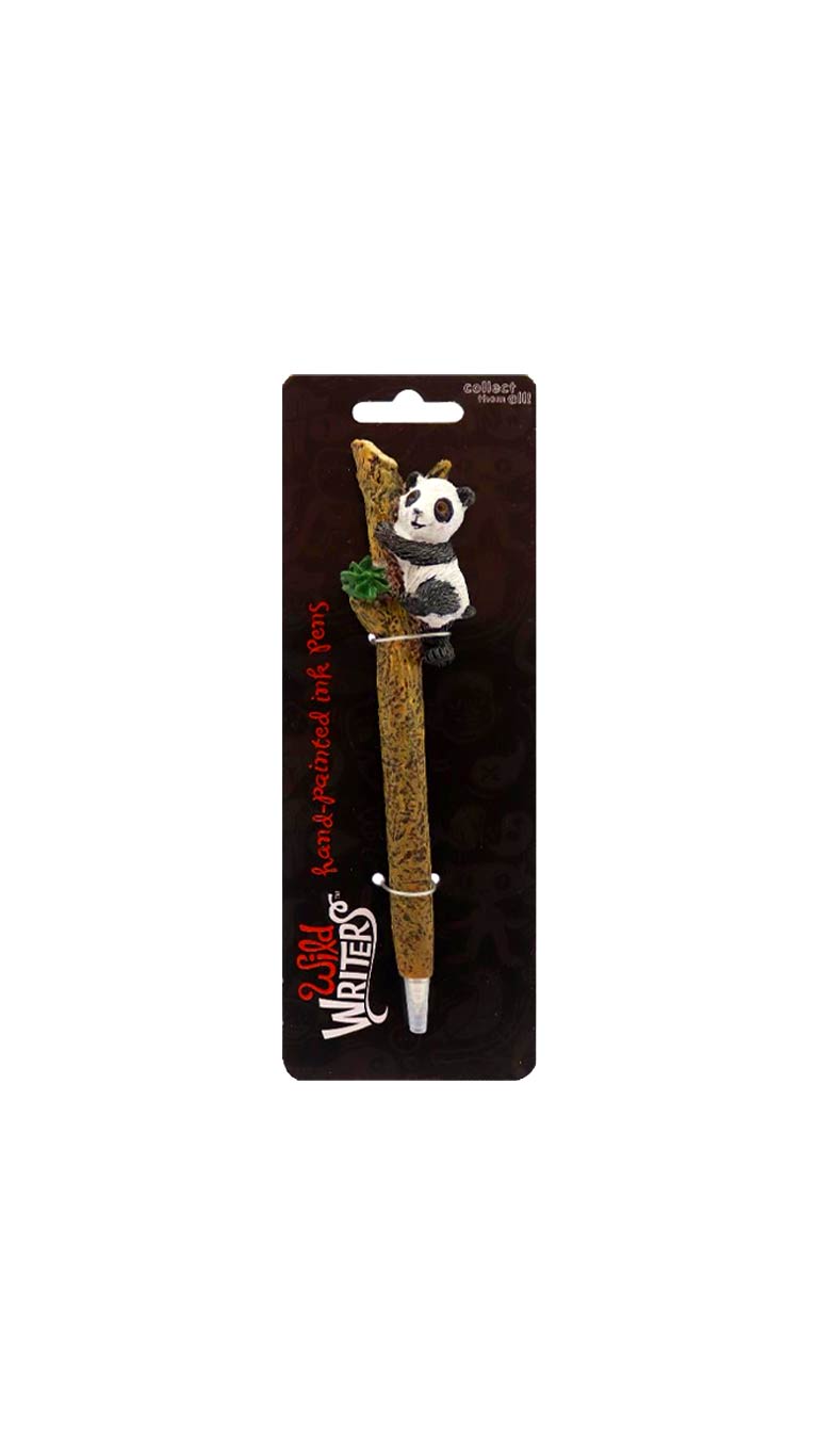 Wild Writers Polystone Rollerball Pen - Panda