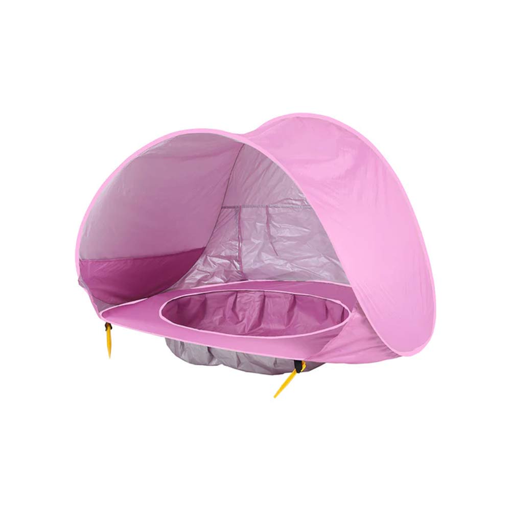 Pop Up Baby Beach Tent with Cover - Pink