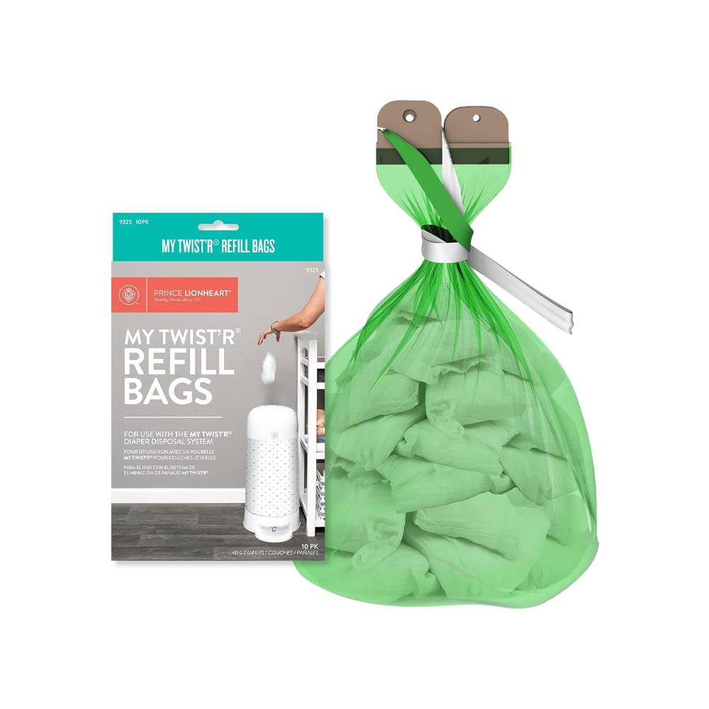 Prince Lionheart Diaper Twist'r Refill Bags - 10 Pack