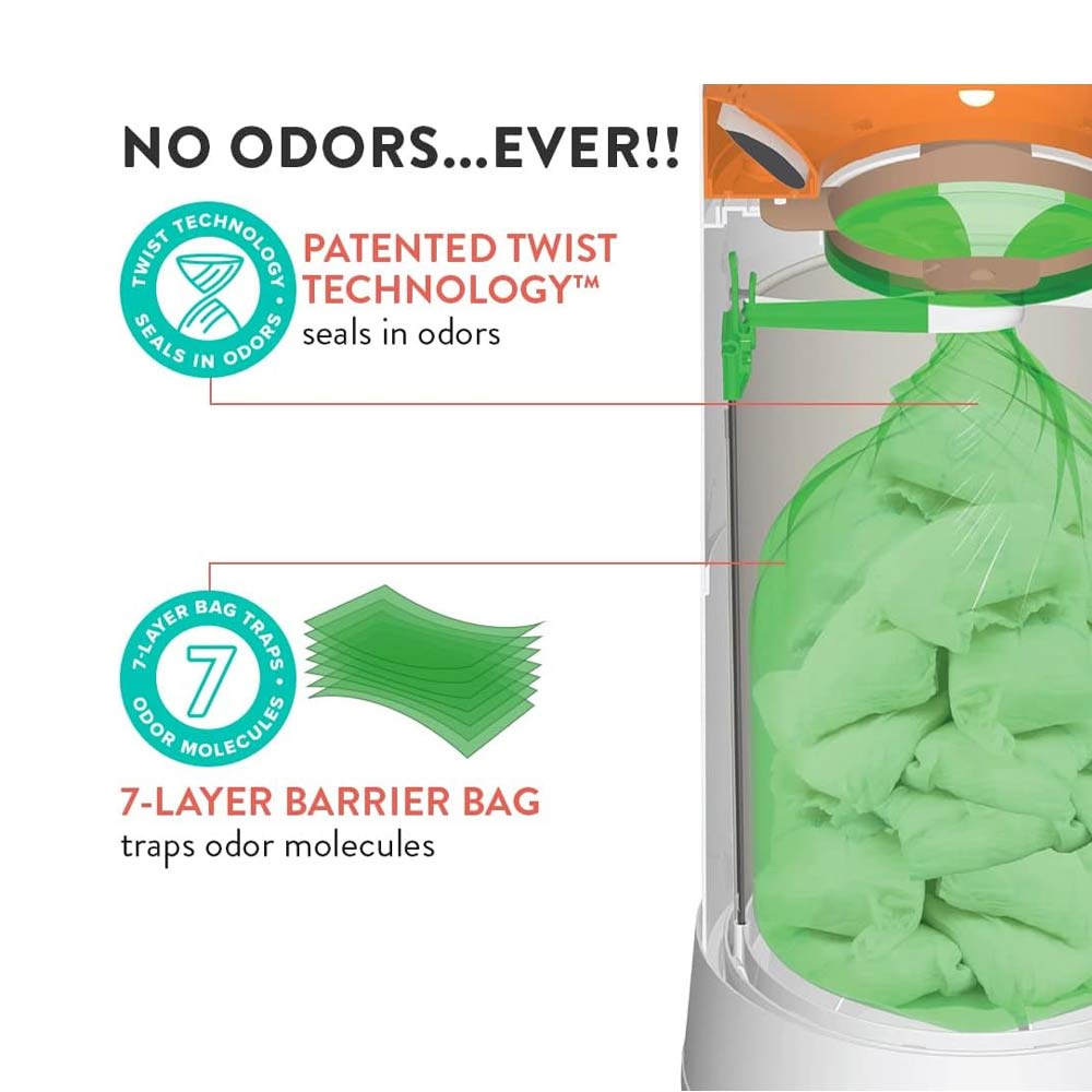 Prince Lionheart Diaper Twist'r Refill Bags - 10 Pack