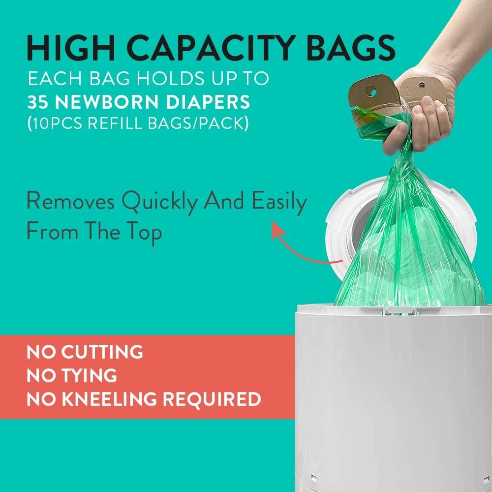 Prince Lionheart Diaper Twist'r Refill Bags - 10 Pack