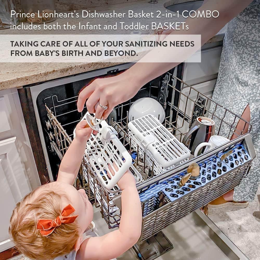 Prince Lionheart 2-In-1 Dishwasher Basket Combo