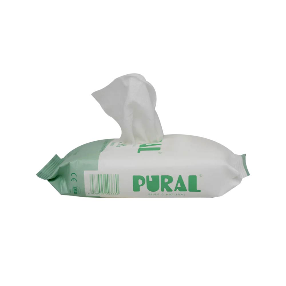 Pural Wipes 99.9% Water - 20 Wipes