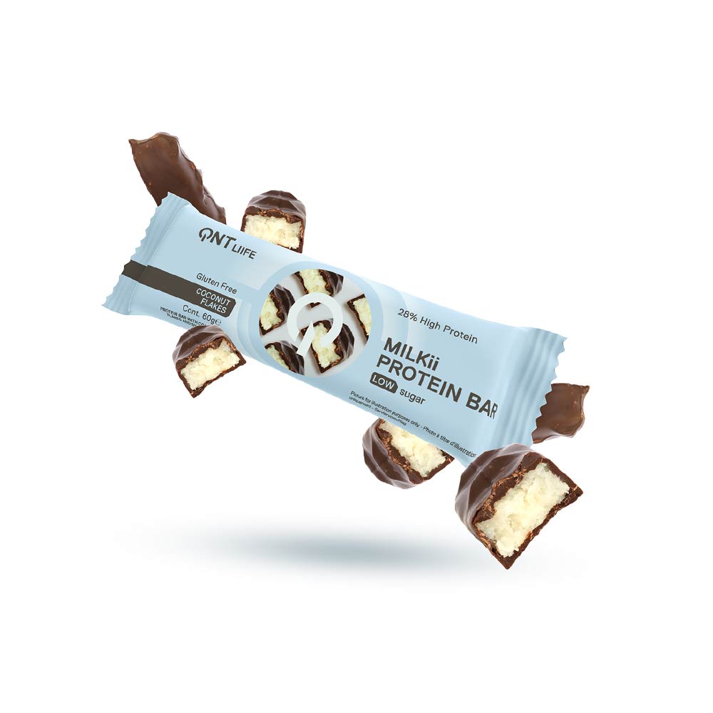 QNT Life Milkii Protein Bar Low Sugar - Coconut Flakes 60g