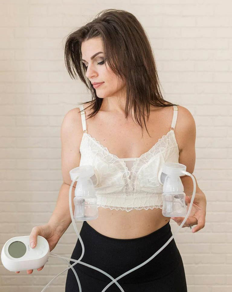 Davin & Adley Riley Nursing Bra - Cream