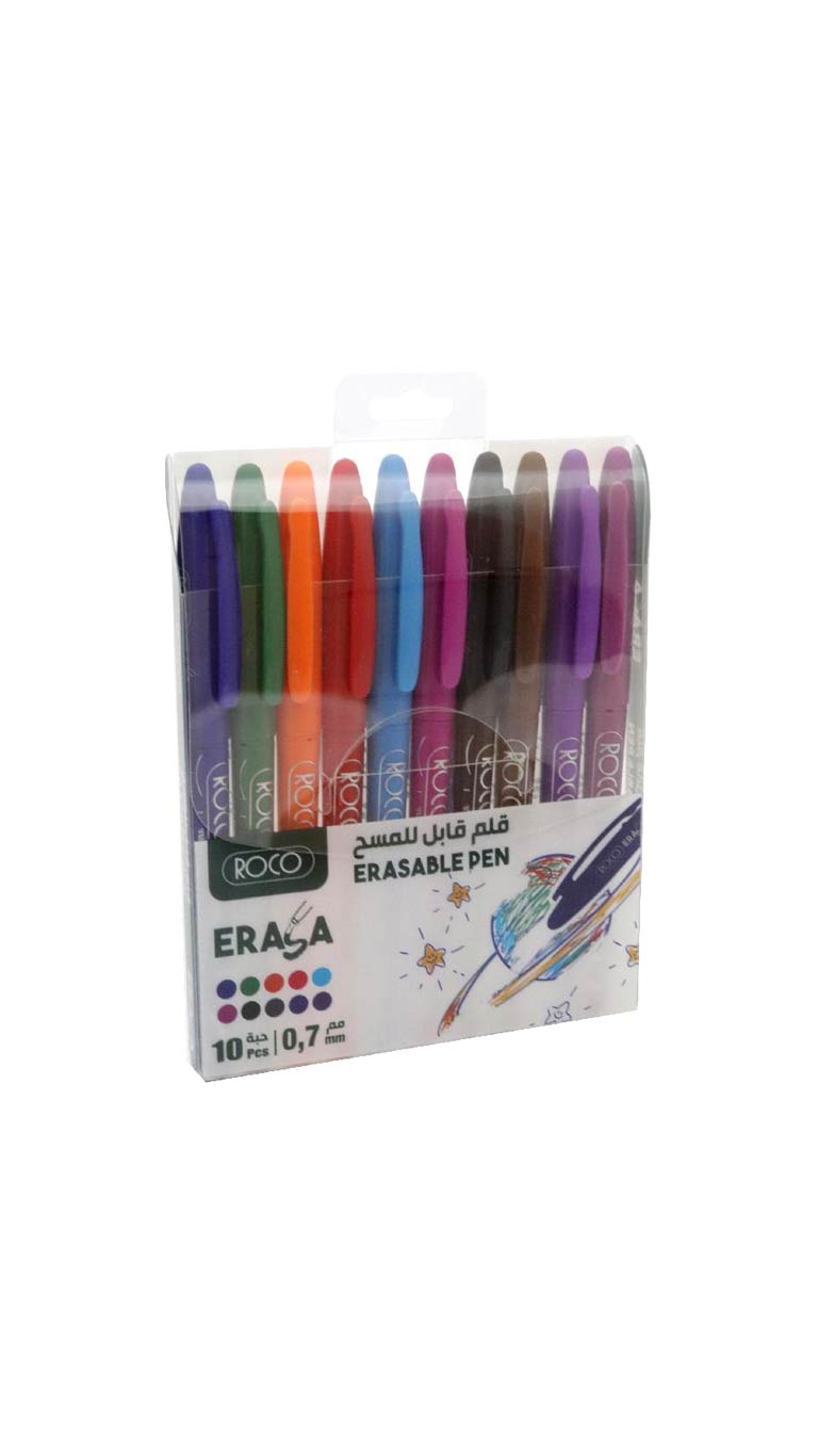 Roco Erasable Pen - 10 Pcs