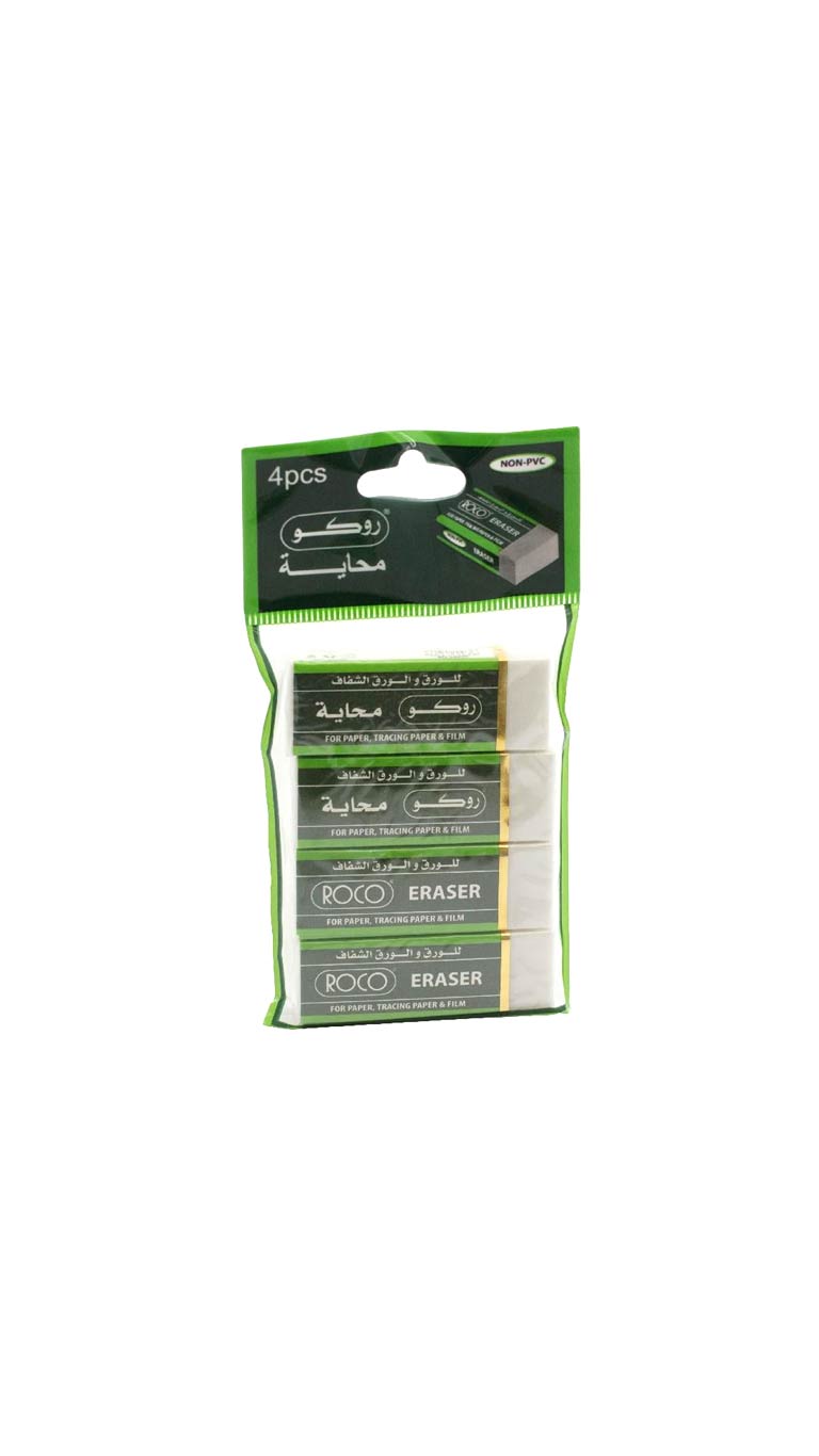 Roco Eraser Large - 4 Pcs
