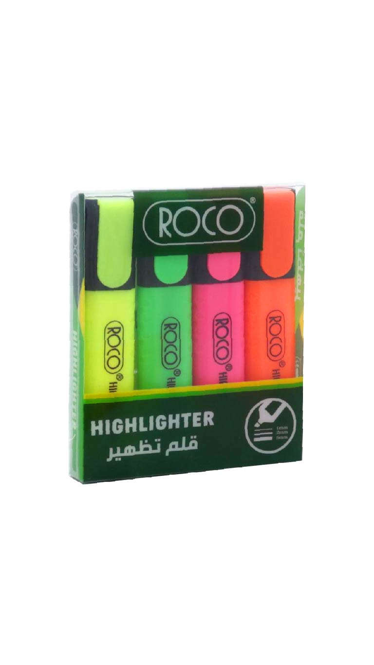 Roco Highlighter - 4 Pcs